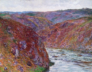 Claude Monet, Valley of the Creuse (Gray Day), Painting on canvas