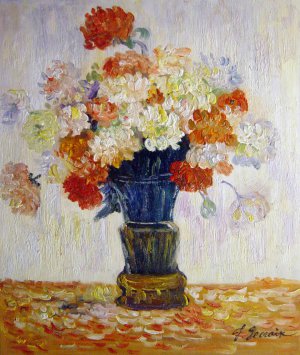 Claude Monet, Vase Of Peonies, Painting on canvas