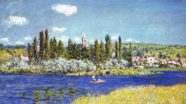 Vetheuil 1. The painting by Claude Monet