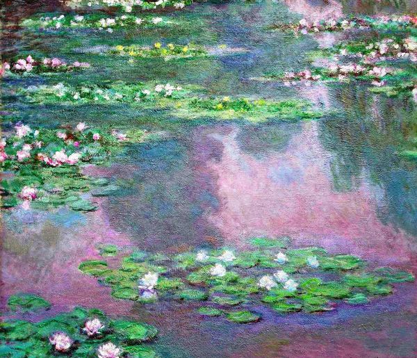 Water Lilies 1, 1905. The painting by Claude Monet