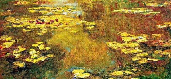Water Lilies 11, 1919. The painting by Claude Monet