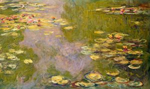 Claude Monet, Water Lilies 12, 1919, Painting on canvas