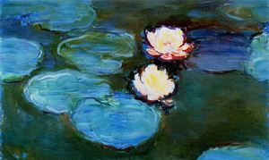 Claude Monet, Water Lilies, 1897-1899, Painting on canvas