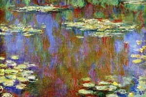 Claude Monet, Water Lilies, 1906-07, Painting on canvas