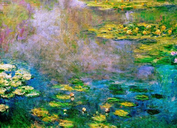Water Lilies, 1906-07. The painting by Claude Monet