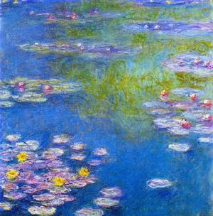 Claude Monet, Water Lilies, 1908, Painting on canvas