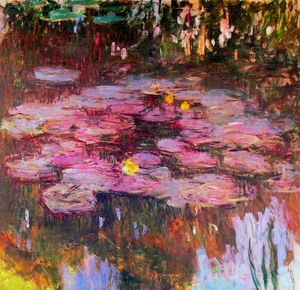 Claude Monet, Water Lilies, 1914-17, Painting on canvas