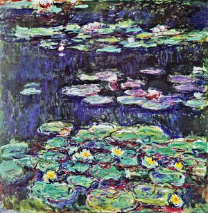 Claude Monet, Water Lilies, 1914, Painting on canvas
