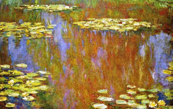 Water Lilies 2, 1905. The painting by Claude Monet