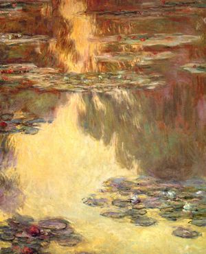 Claude Monet, Water Lilies 3, 1907, Painting on canvas
