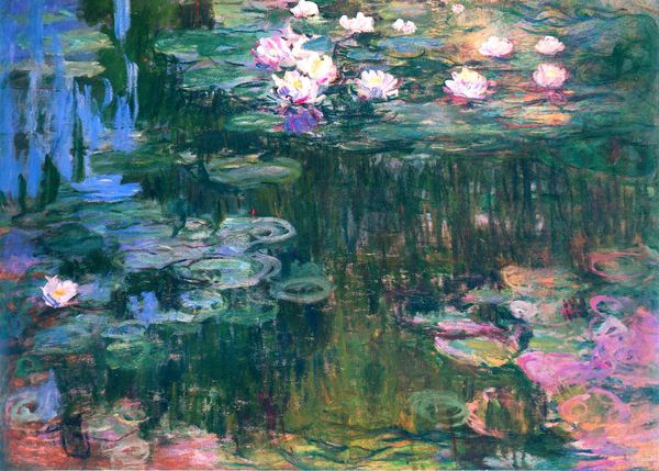 Water Lilies 4, 1914-1917. The painting by Claude Monet
