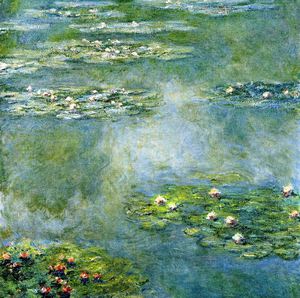 Claude Monet, Water Lilies 5, 1907, Painting on canvas