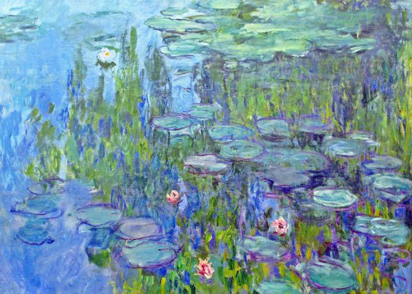 Water Lilies 5, 1914. The painting by Claude Monet