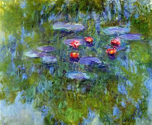 Claude Monet, Water Lilies 5, 1916-1919, Painting on canvas