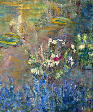 Claude Monet, Water Lilies 5, 1918, Painting on canvas