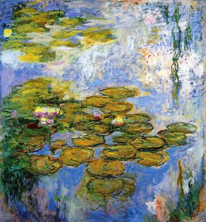 Claude Monet, Water Lilies 6, 1916-1919, Painting on canvas