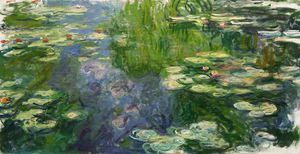 Claude Monet, Water Lilies 6, 1917-1919, Painting on canvas