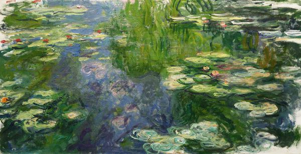 Water Lilies 6, 1917-1919. The painting by Claude Monet