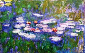 Claude Monet, Water Lilies 7, 1916-1919, Painting on canvas