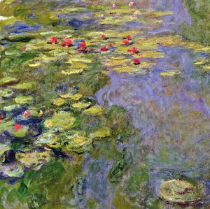 Claude Monet, Water Lilies 9, 1919, Painting on canvas