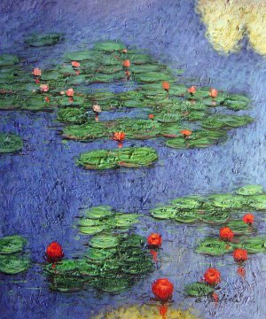 Claude Monet, Water-Lilies, Painting on canvas