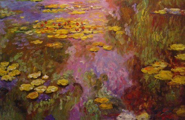 Water Lilies. The painting by Claude Monet