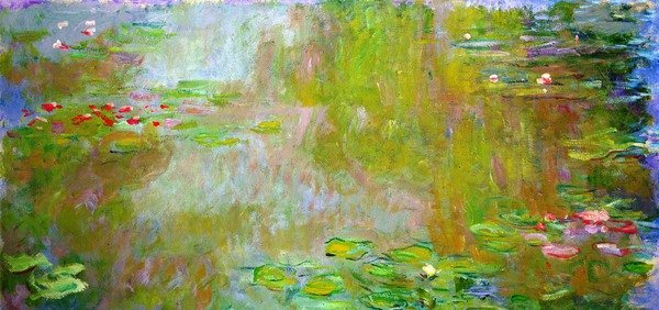 Water Lily Pond, 1917. The painting by Claude Monet