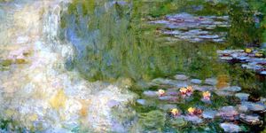 Claude Monet, Water Lily Pond 3, 1917-1919, Painting on canvas