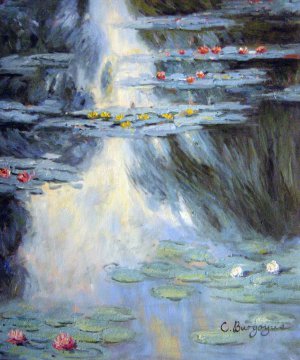 Claude Monet, Waterlillies II, Painting on canvas