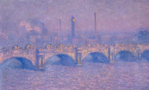 Claude Monet, Waterloo Bridge, 1903, Painting on canvas