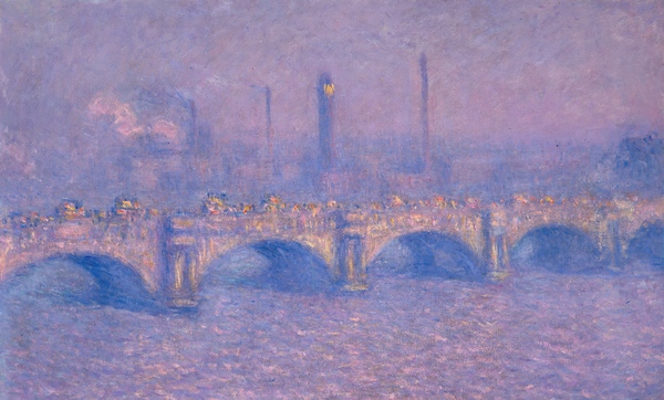 Waterloo Bridge, 1903. The painting by Claude Monet