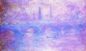 Reproduction oil paintings - Claude Monet - Waterloo Bridge, Fog