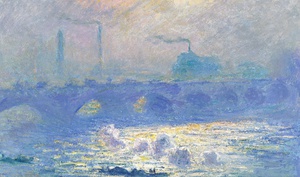Claude Monet, Waterloo Bridge II, Painting on canvas