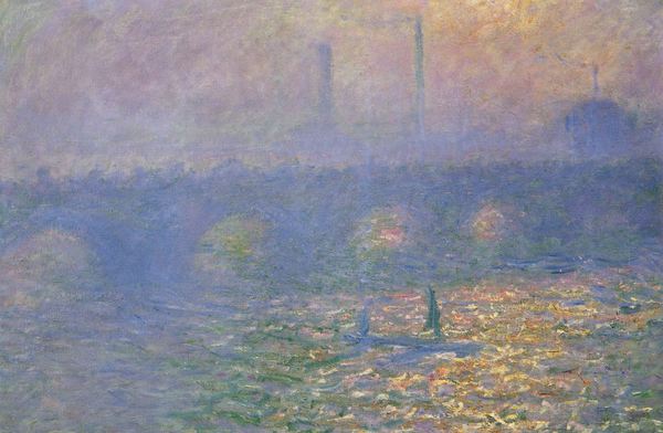 Waterloo Bridge, London, 1900. The painting by Claude Monet