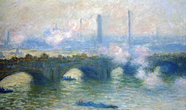 Waterloo Bridge, London, 1903. The painting by Claude Monet