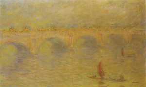 Reproduction oil paintings - Claude Monet - Waterloo Bridge, Sunlight Effect, 1902