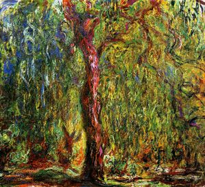 Claude Monet, Weeping Willow, 1918-1919, Painting on canvas