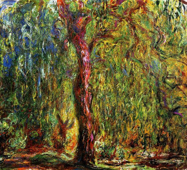 Weeping Willow, 1918-1919. The painting by Claude Monet
