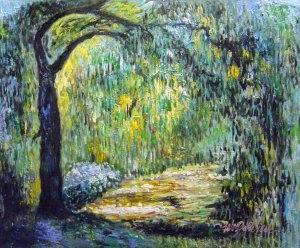 Claude Monet, Weeping Willow, Painting on canvas