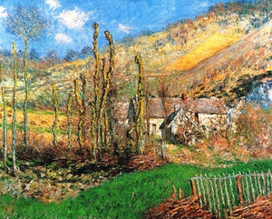Claude Monet, Winter Landscape at the Val de Falaise, Painting on canvas