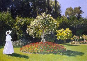 Claude Monet, Woman in the Garden, Painting on canvas