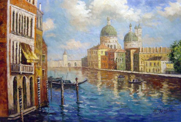 A View Of Venice. The painting by Colin Campbell Cooper