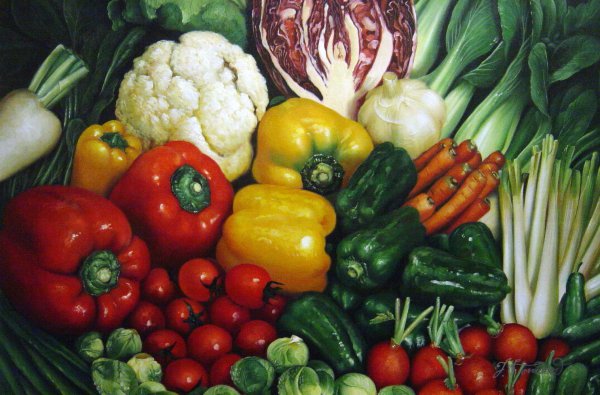Colorful Veggies. The painting by Our Originals