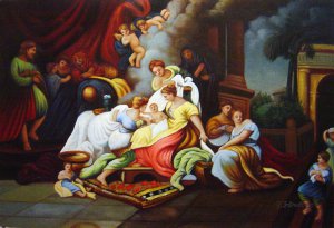 Reproduction oil paintings - Corrado Giaquinto - The Birth Of Mary