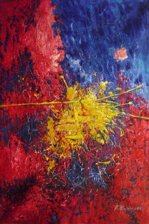 Our Originals, Cosmic Burst, Painting on canvas