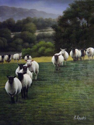 Our Originals, Counting Sheep!, Painting on canvas