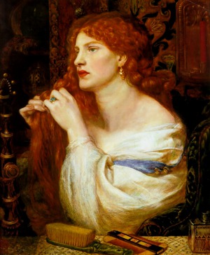 Dante Gabriel Rossetti, Aurelia, Painting on canvas