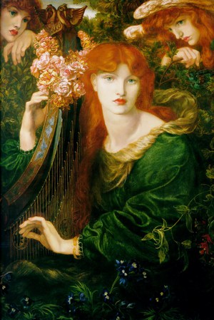 Dante Gabriel Rossetti, Beloved, Painting on canvas