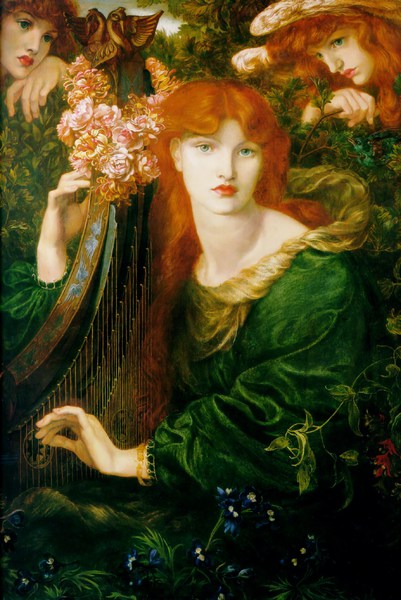 Beloved. The painting by Dante Gabriel Rossetti