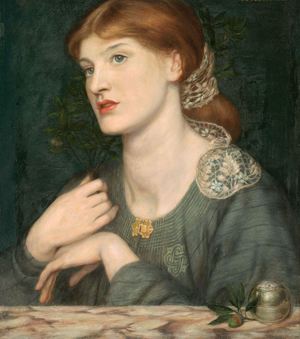 Dante Gabriel Rossetti, Il Ramoscello, Painting on canvas
